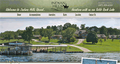 Desktop Screenshot of indianhillstablerocklake.com