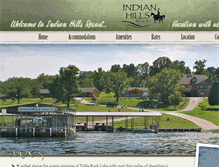 Tablet Screenshot of indianhillstablerocklake.com